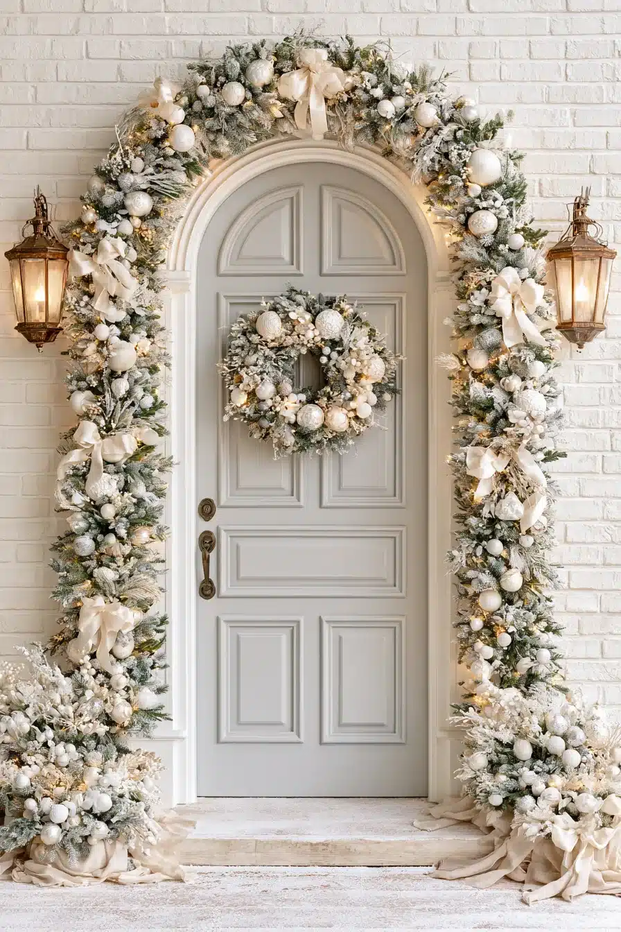 27 Beautiful Christmas Door Decorations for a Festive First Impression