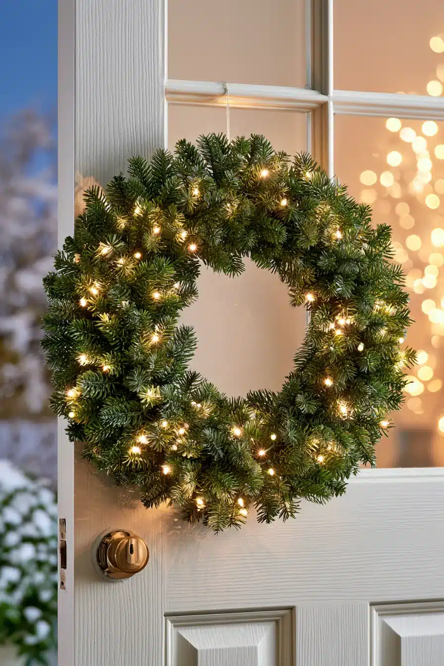 27 Beautiful Winter Wreaths for Front Door Charm and a Cozy Seasonal Welcome