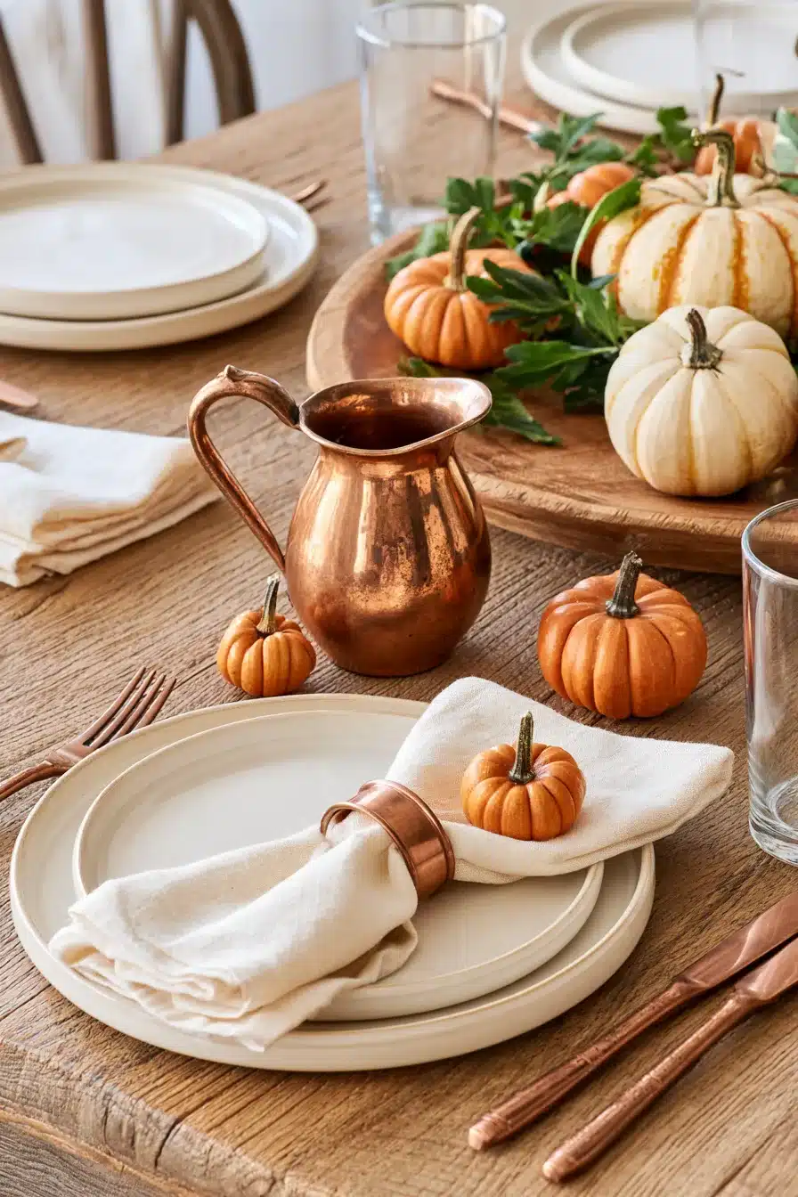 27 Easy Thanksgiving Tablescapes for a Cozy and Beautiful Holiday Gathering