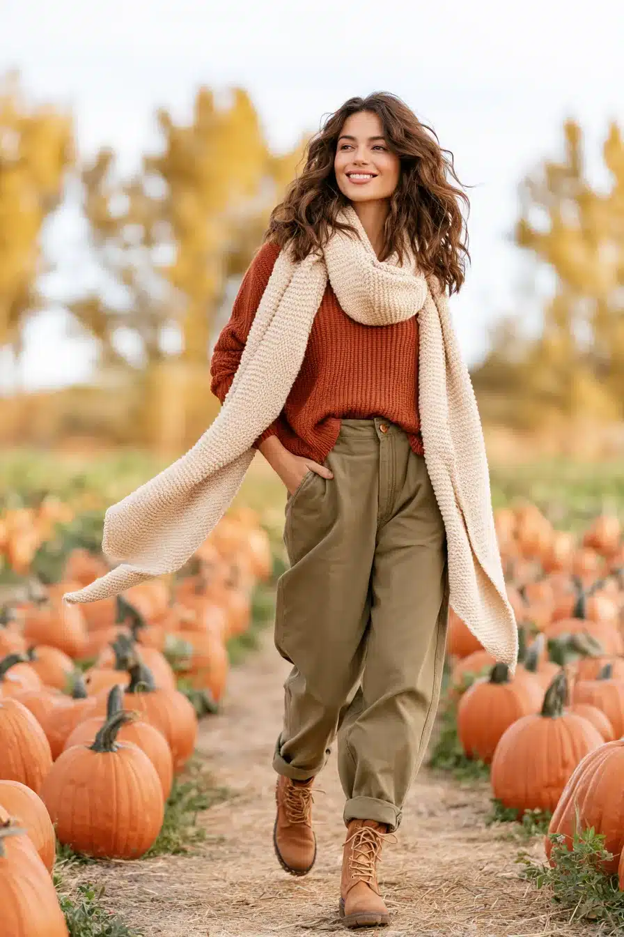 27 Effortless Pumpkin Patch Outfit Ideas for Crisp Days and Cozy Memories