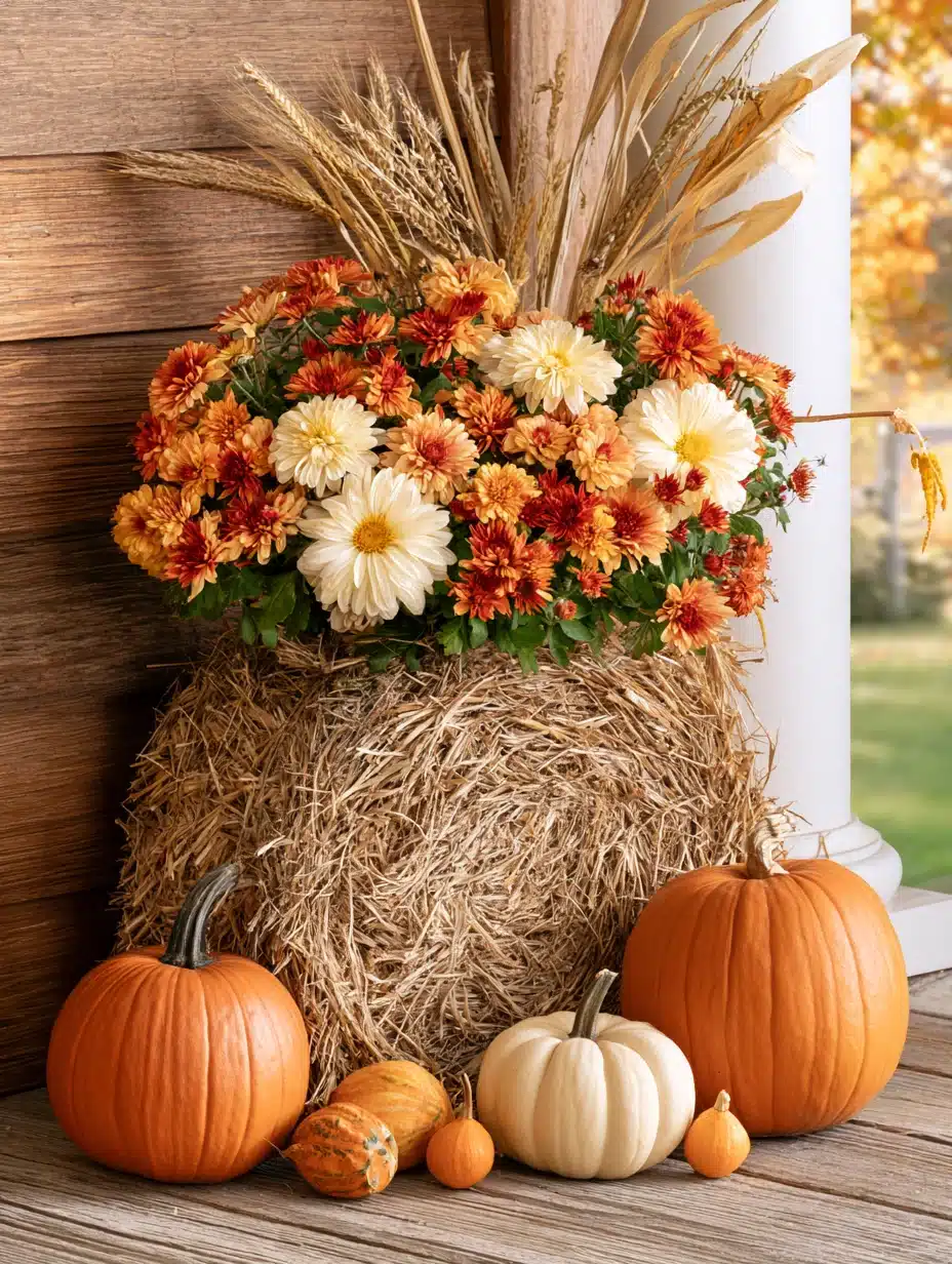 27 Beautiful Mums Front Porch Ideas for a Colorful and Cozy Autumn Welcome