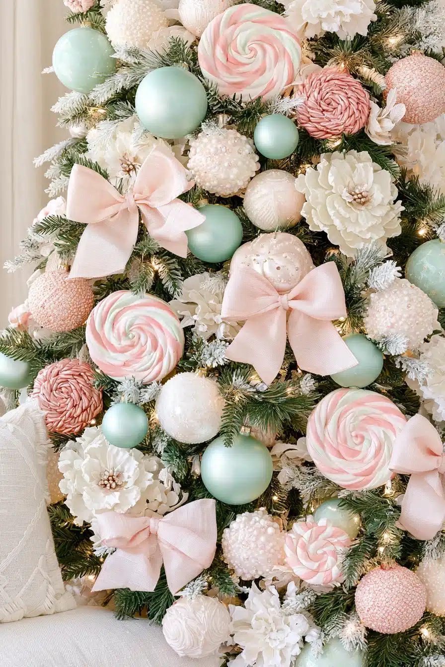 27 Whimsical Candyland Christmas Tree Ideas for a Sweet and Magical Holiday