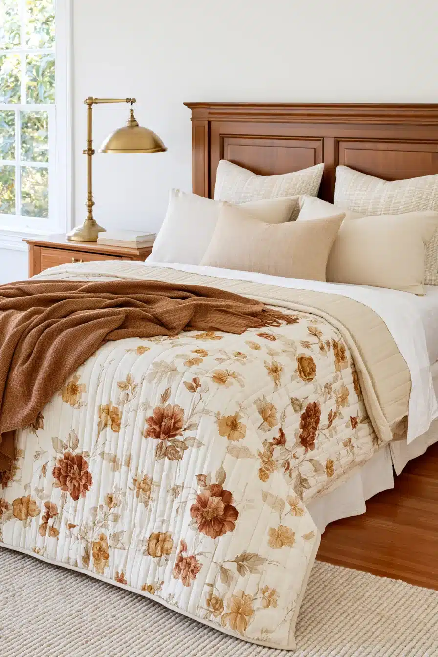 27 Gorgeous Fall Bedding Ideas Filled With Comfort and Autumn Charm