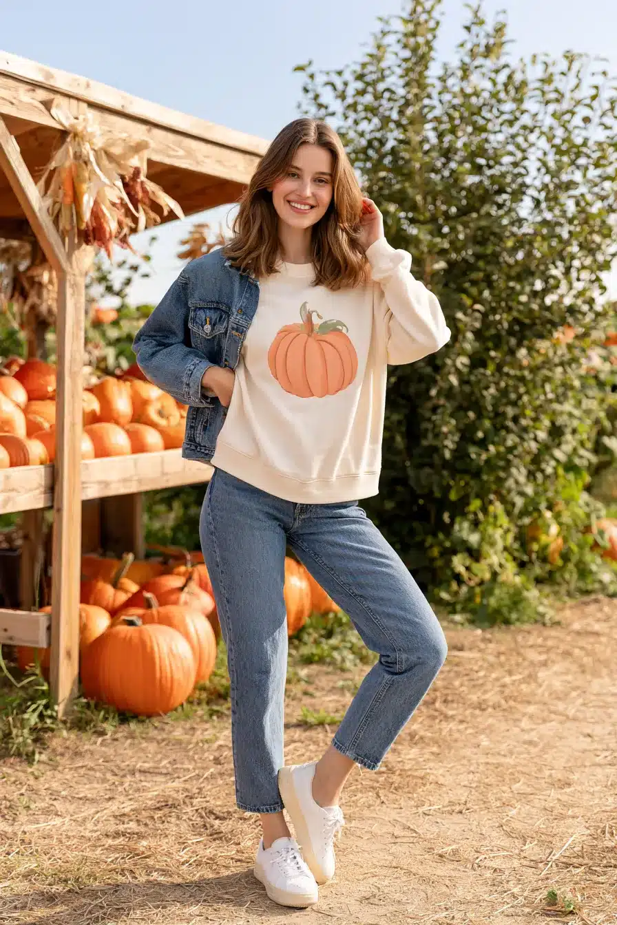 27 Effortless Pumpkin Patch Outfit Ideas for Crisp Days and Cozy Memories