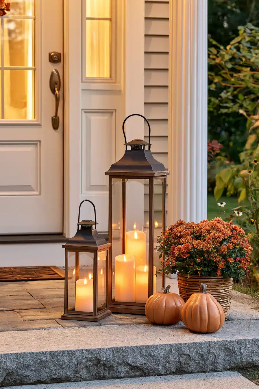 27 Cozy Small Porch Fall Decorating Ideas for a Charming Autumn Welcome