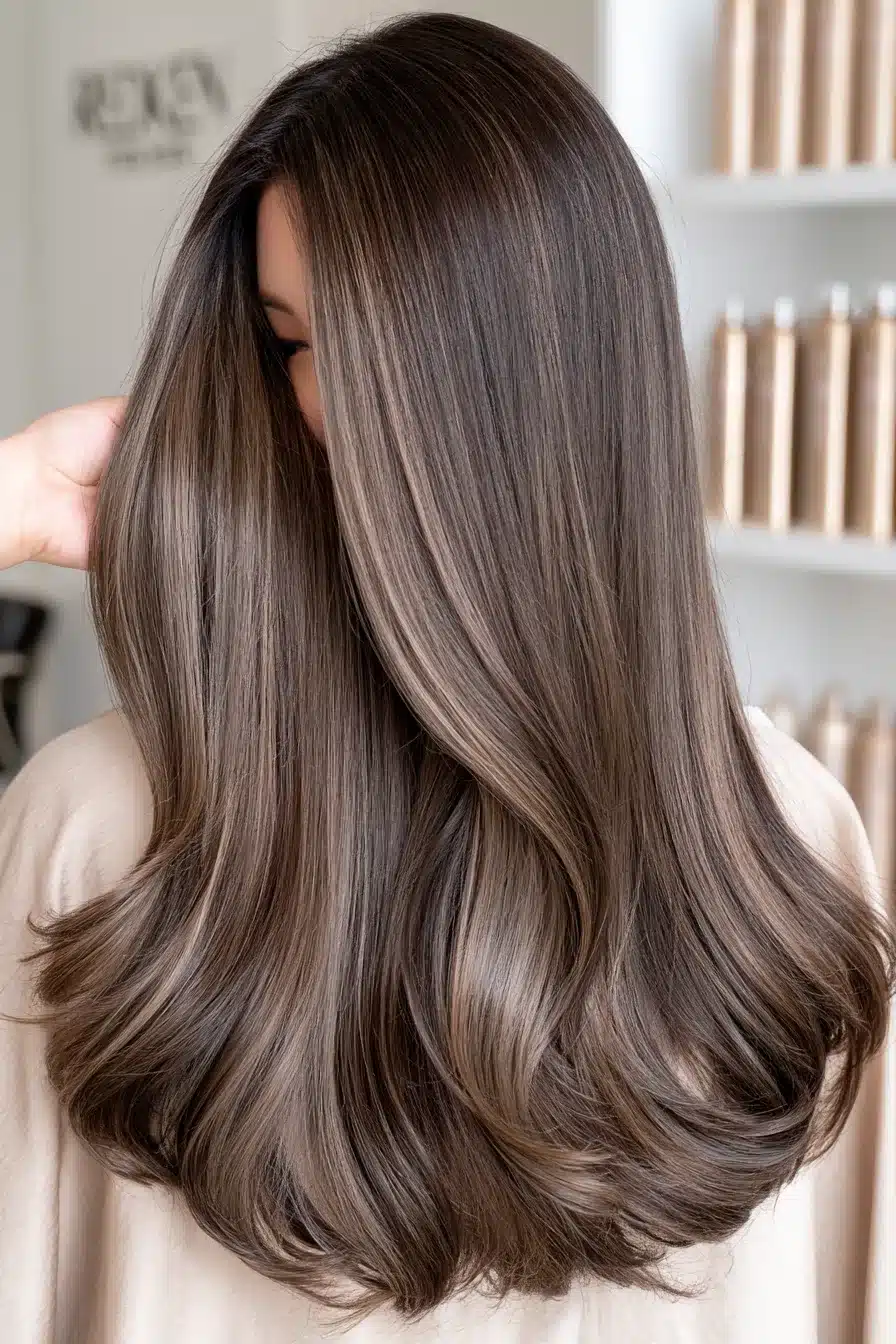 27 Beautiful Grey Blending Ideas for Dark Hair That Make Silver Strands Shine
