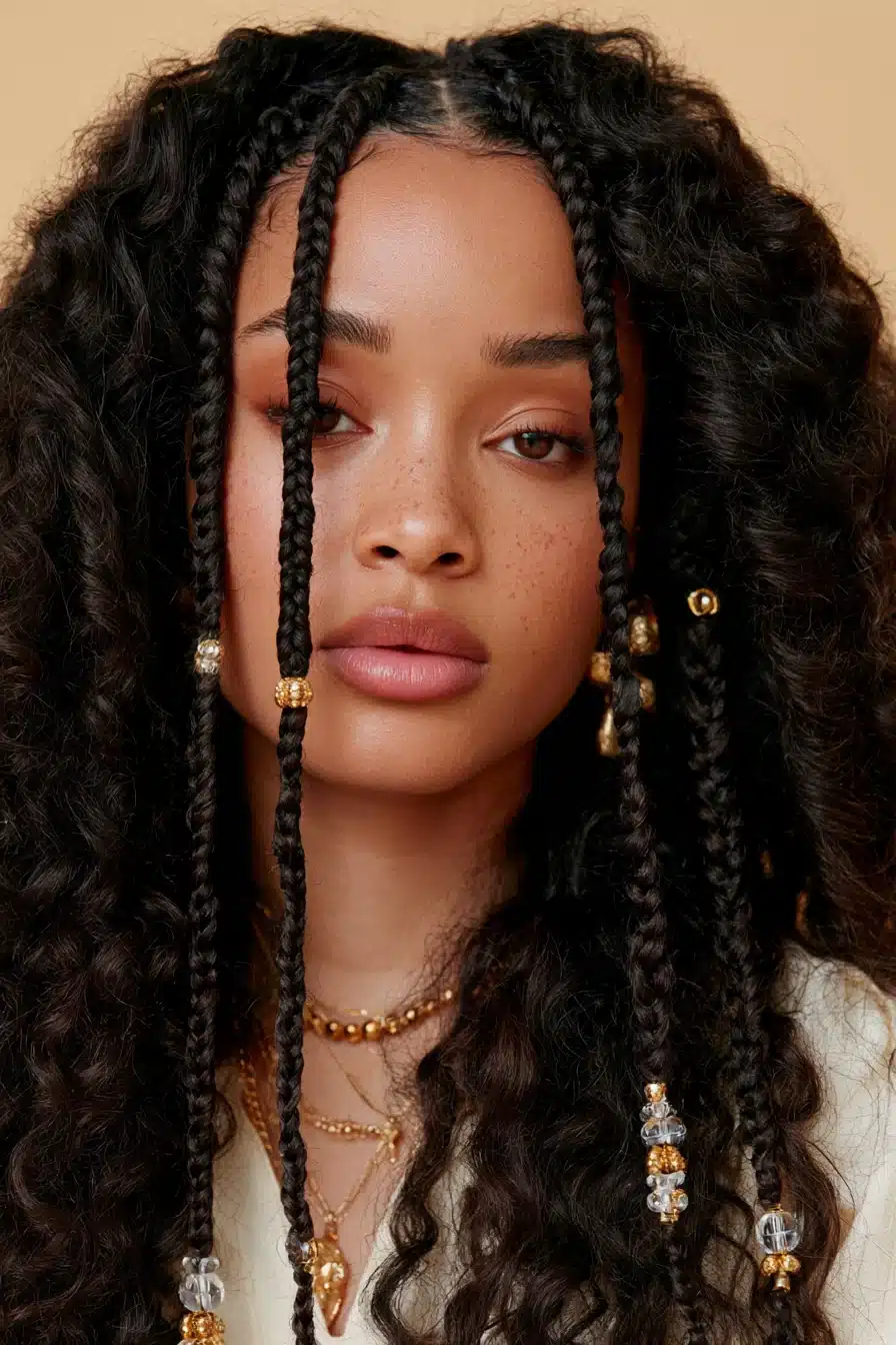 27 Chic Boho Knotless Braids for Effortless Everyday Style