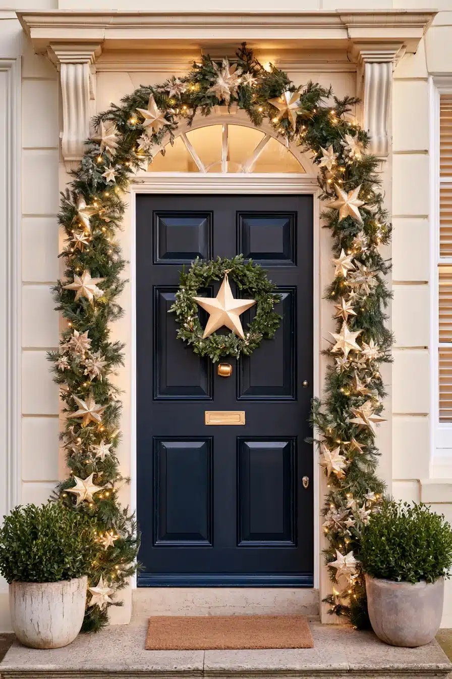 27 Beautiful Christmas Door Decorations for a Festive First Impression