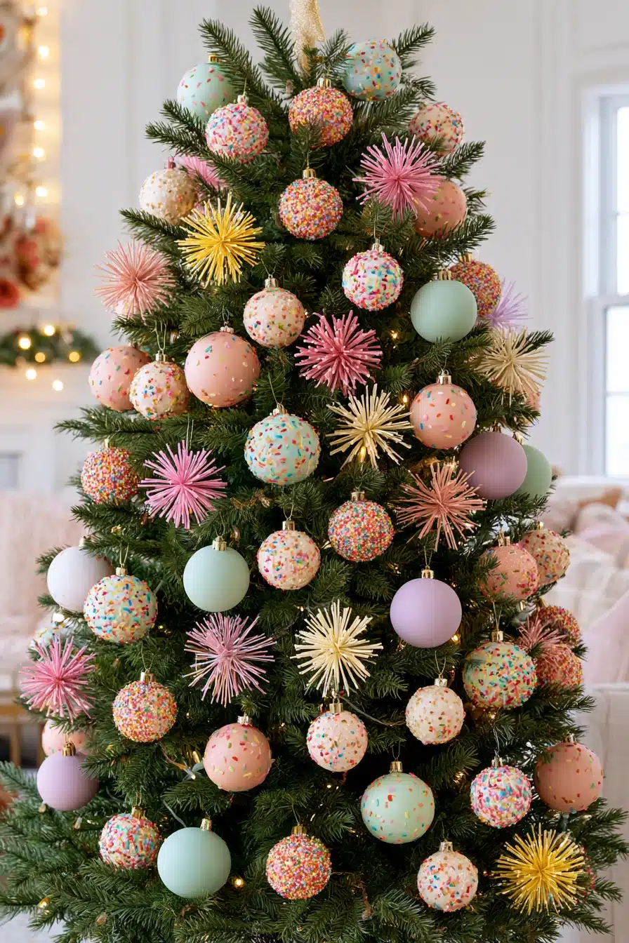 27 Whimsical Candyland Christmas Tree Ideas for a Sweet and Magical Holiday
