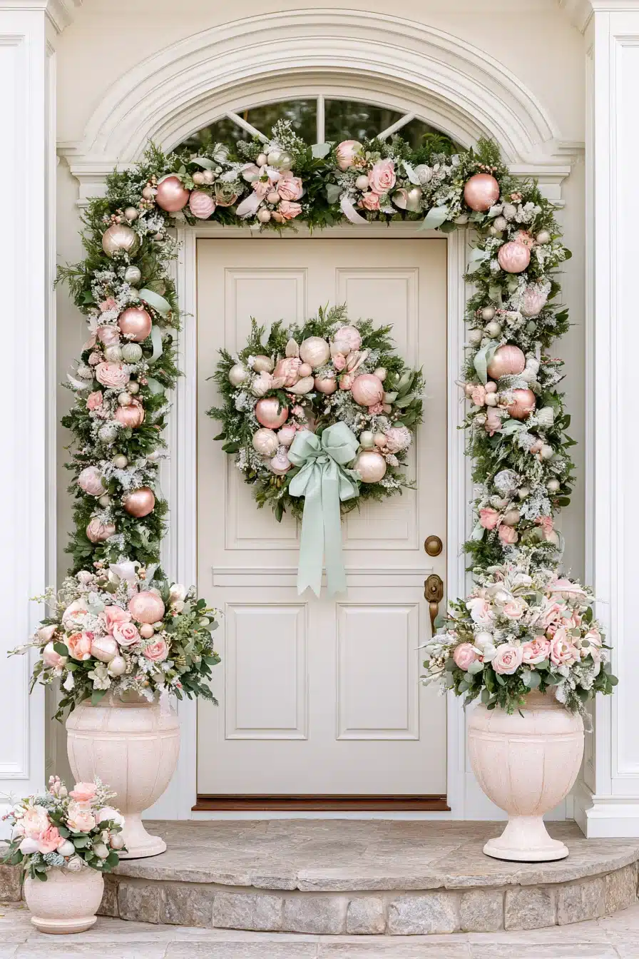 27 Beautiful Christmas Door Decorations for a Festive First Impression