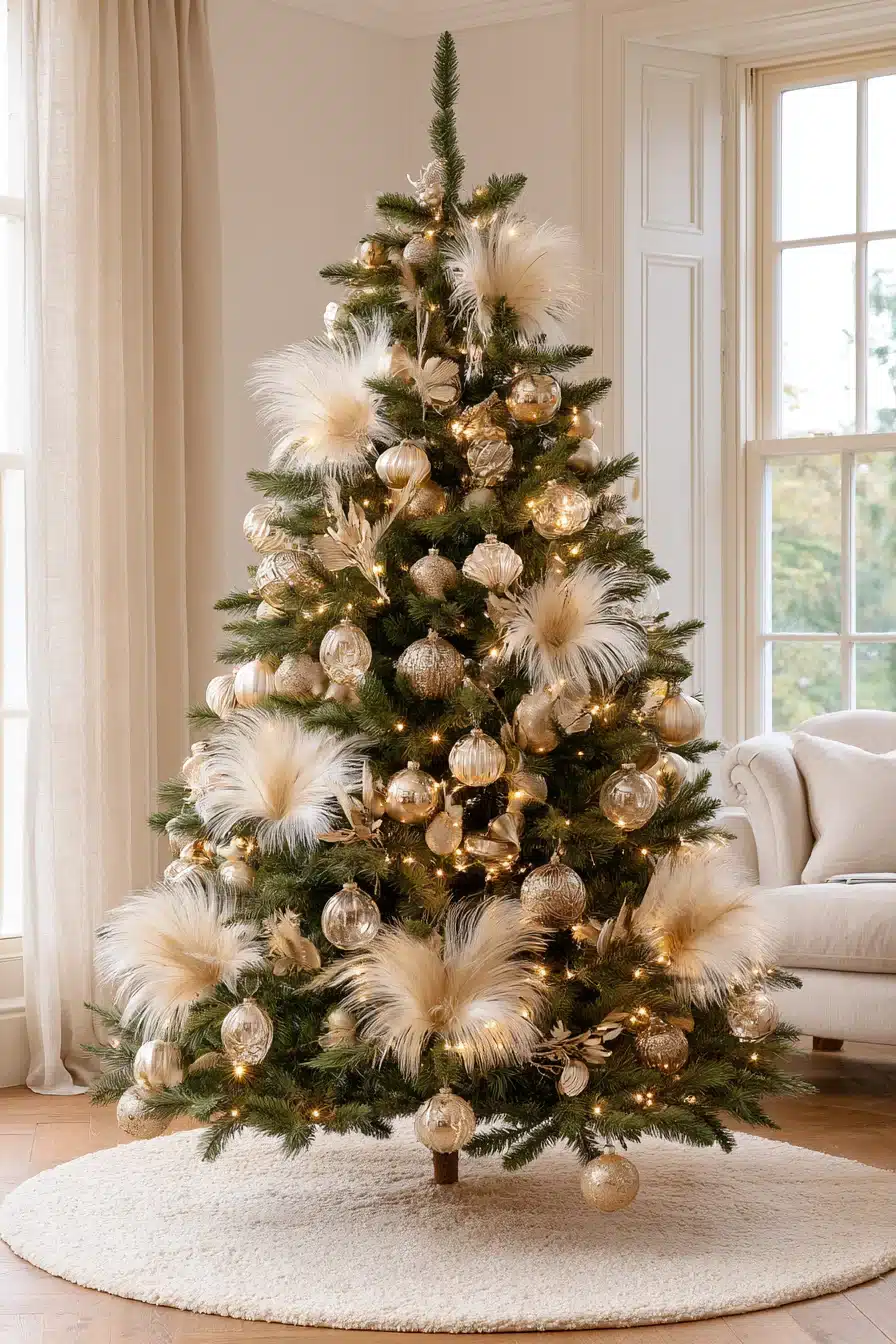 27 Stunning Gold Christmas Tree Ideas to Make Your Holiday Home Sparkle
