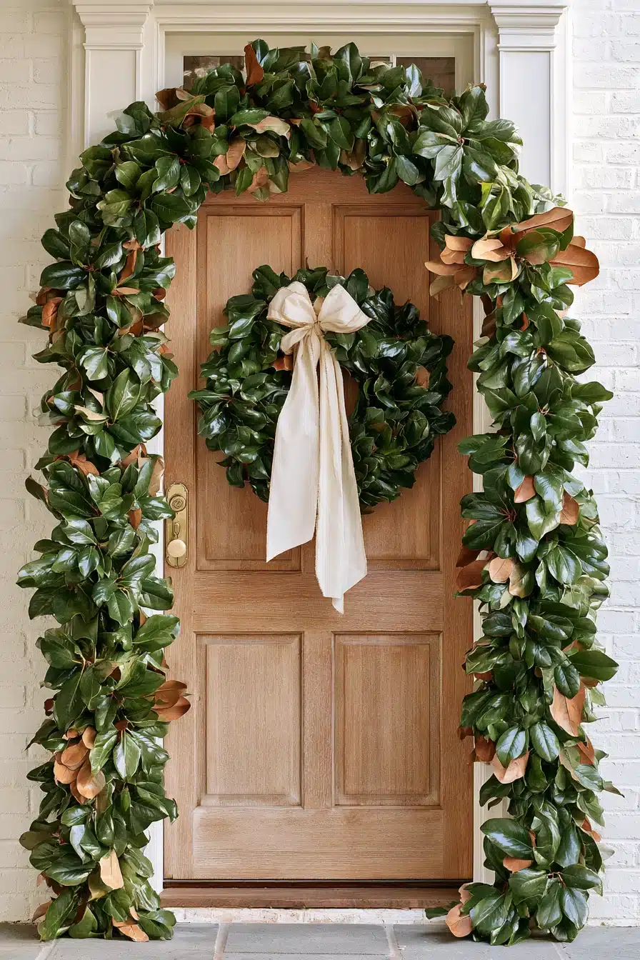 27 Beautiful Christmas Door Decorations for a Festive First Impression