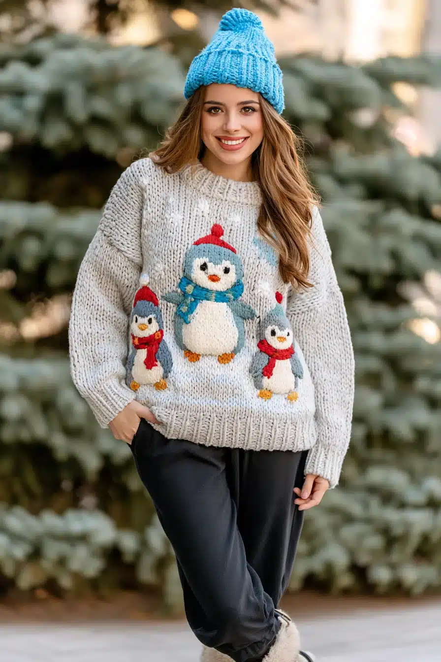 27 Cozy Christmas Jumper Ideas for Festive Outfits Full of Cheer