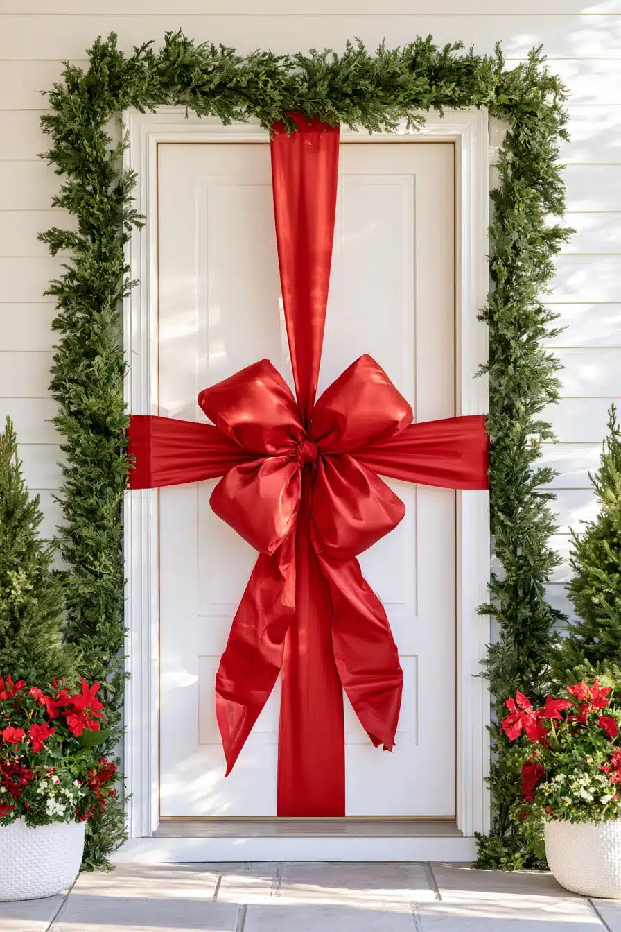 27 Beautiful Christmas Door Decorations for a Festive First Impression