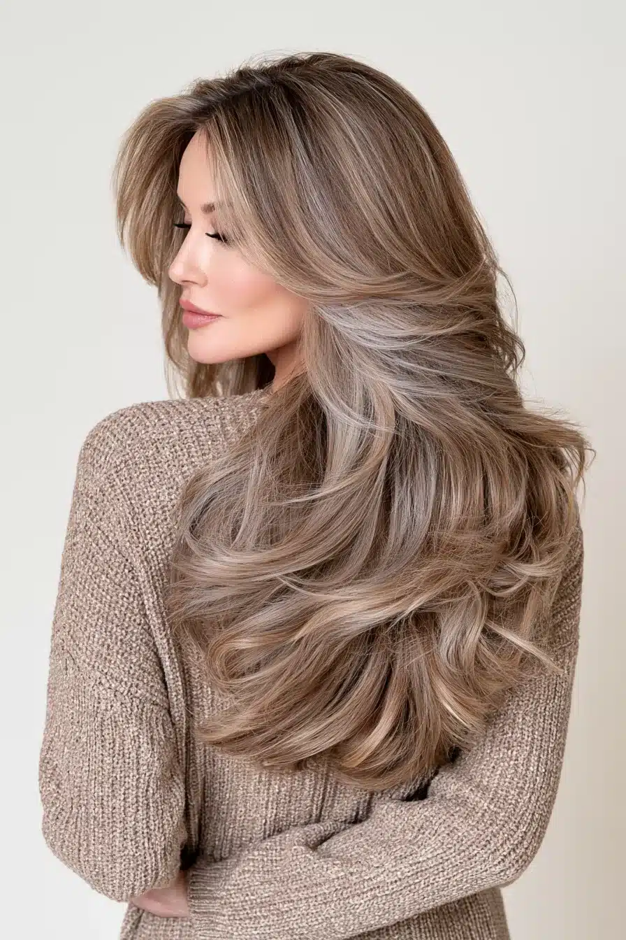 27 Beautiful Grey Blending Ideas for Dark Hair That Make Silver Strands Shine