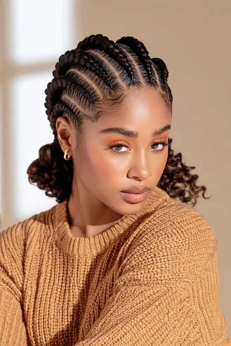 27 Beautiful Natural Cornrow Hairstyles to Inspire Your Next Braided Look