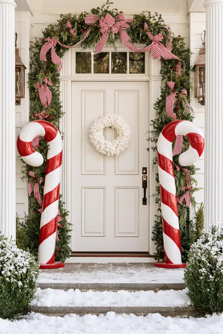 27 Beautiful Christmas Door Decorations for a Festive First Impression