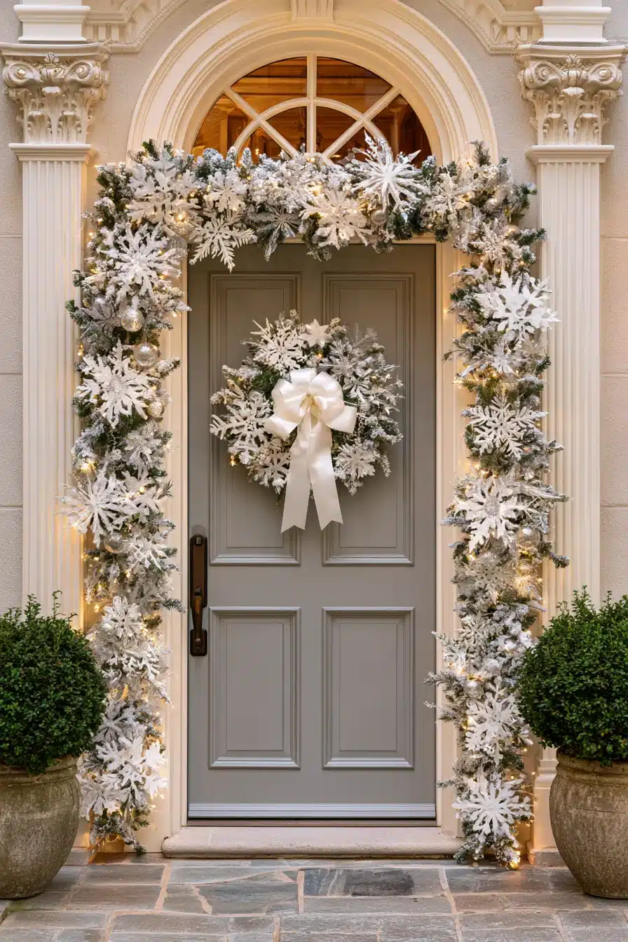 27 Beautiful Christmas Door Decorations for a Festive First Impression