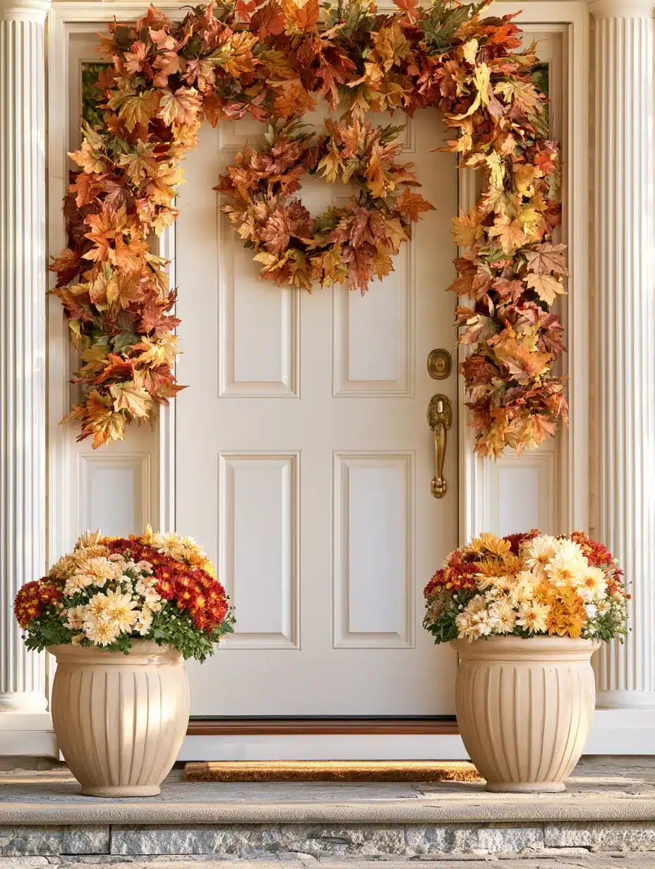 27 Beautiful Mums Front Porch Ideas for a Colorful and Cozy Autumn Welcome