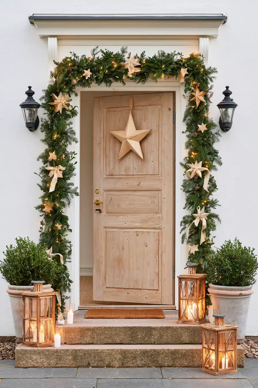 27 Beautiful Christmas Door Decorations for a Festive First Impression