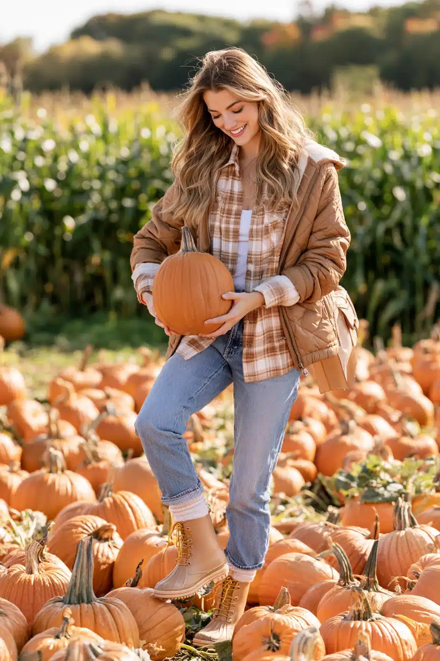 27 Effortless Pumpkin Patch Outfit Ideas for Crisp Days and Cozy Memories
