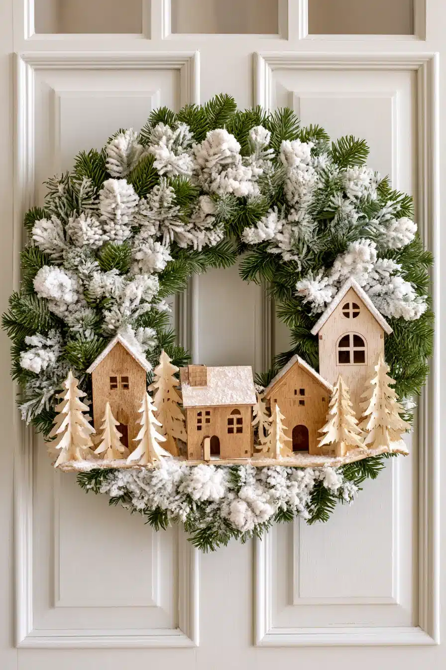 27 Beautiful Winter Wreaths for Front Door Charm and a Cozy Seasonal Welcome