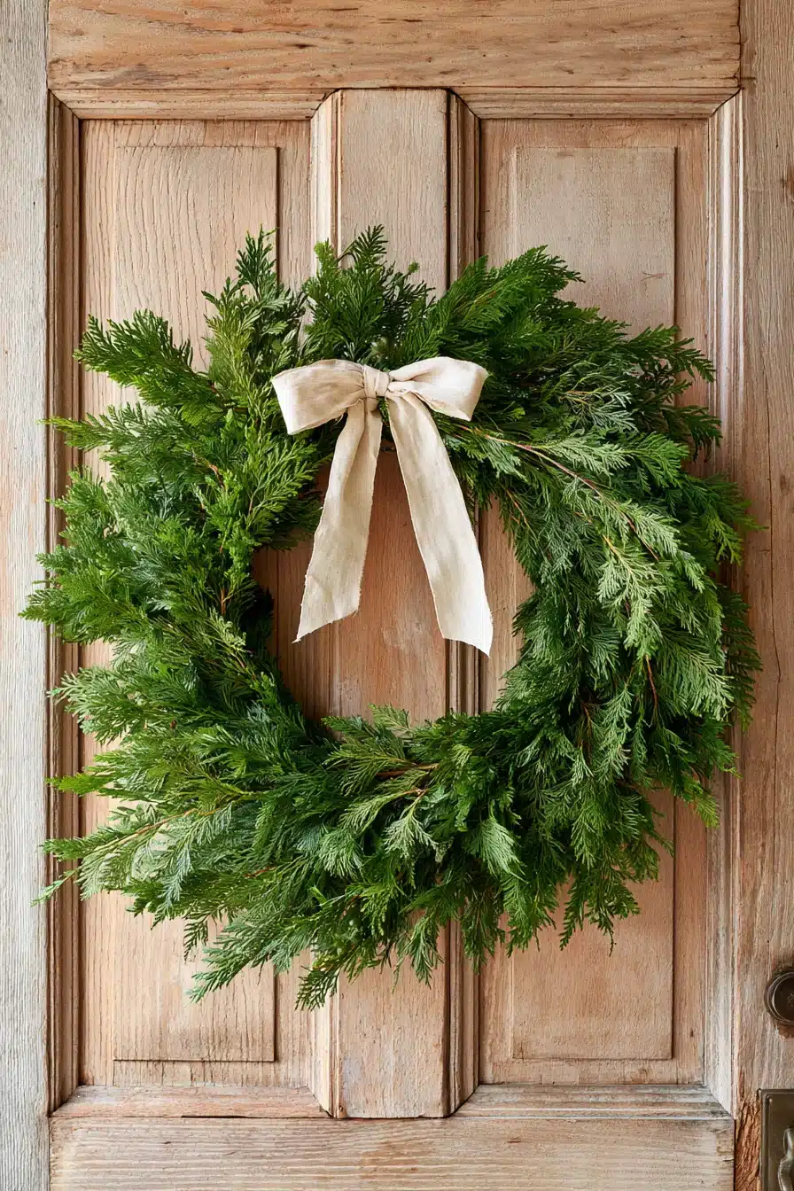 27 Beautiful Winter Wreaths for Front Door Charm and a Cozy Seasonal Welcome