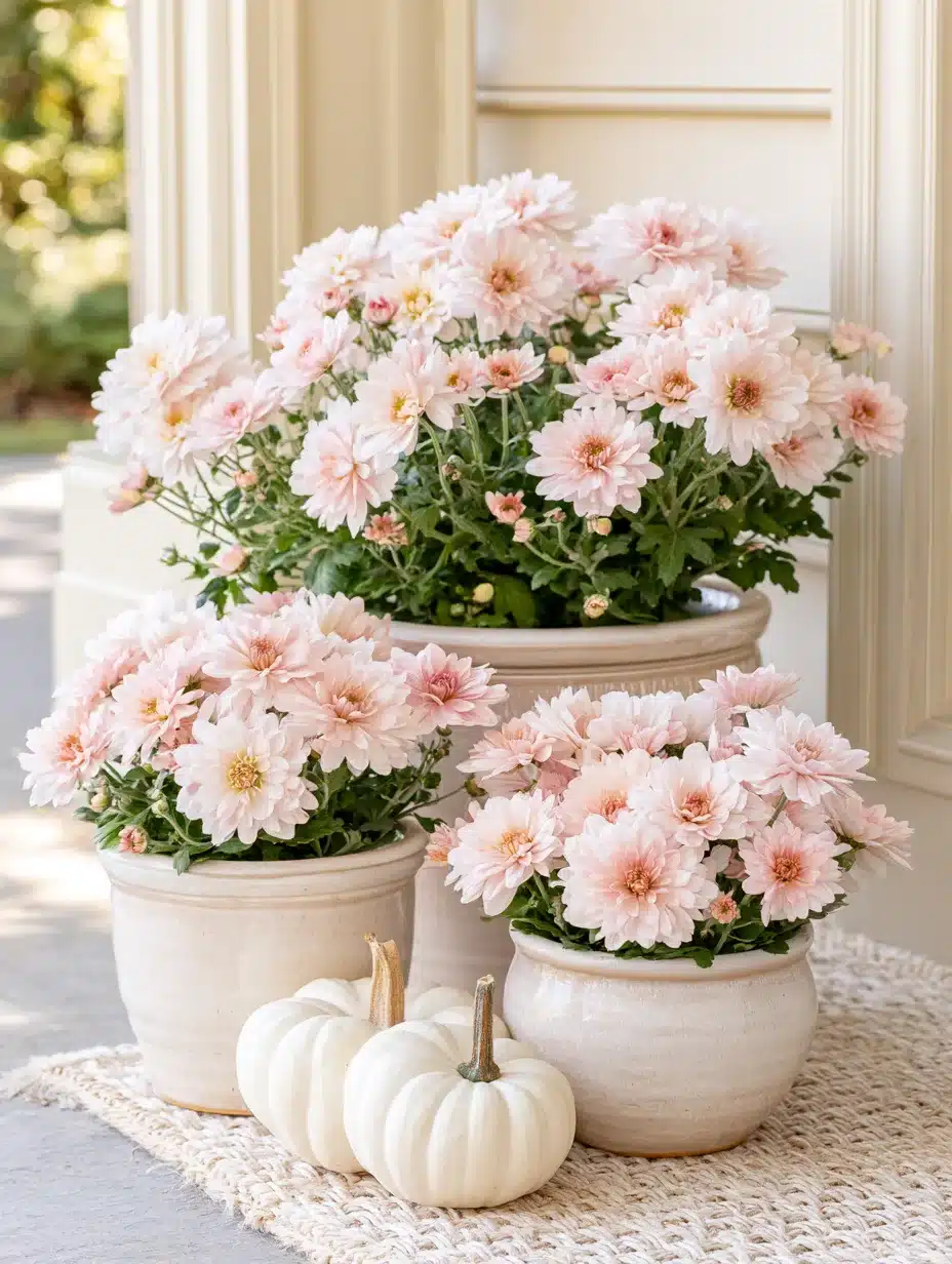 27 Beautiful Mums Front Porch Ideas for a Colorful and Cozy Autumn Welcome