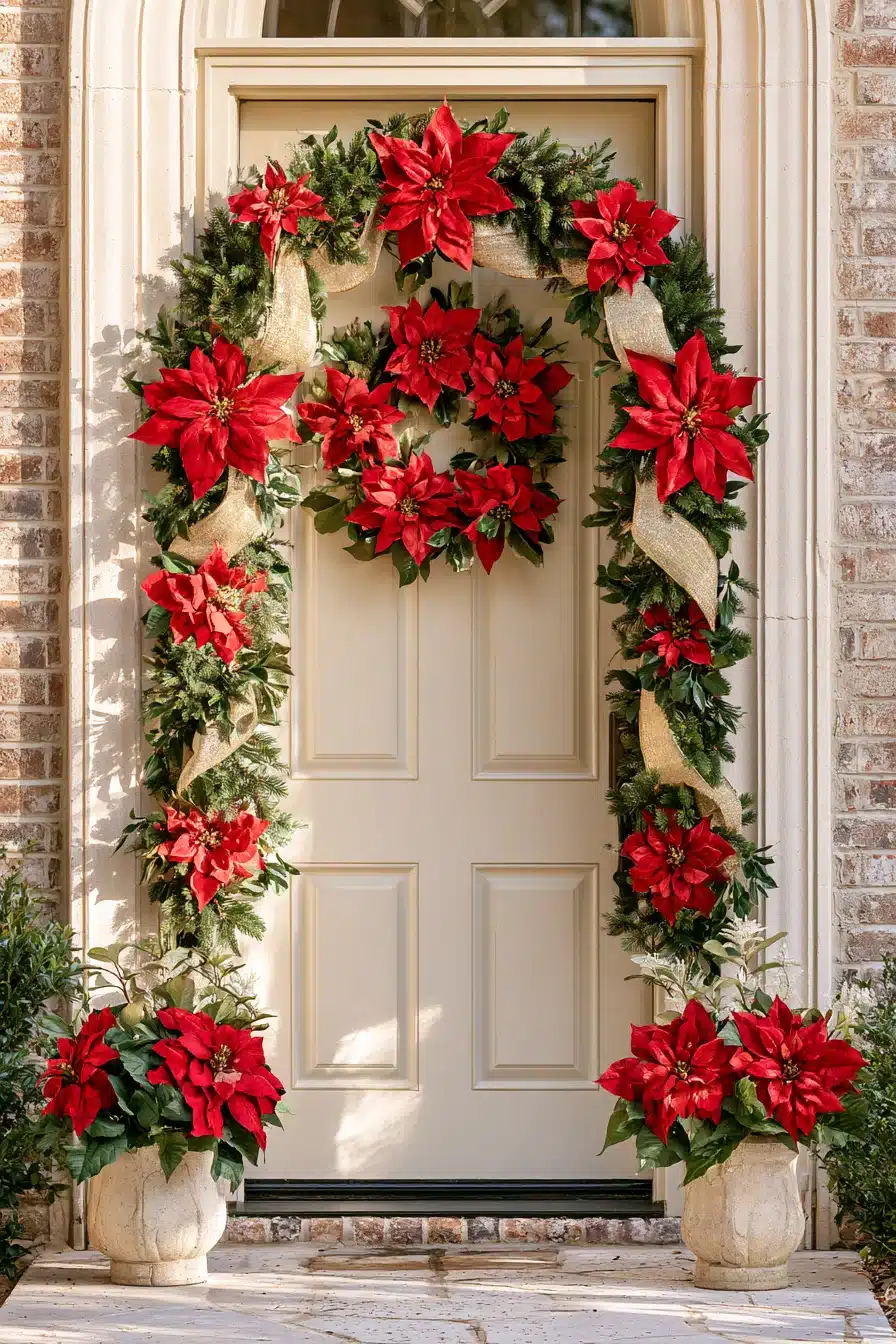 27 Beautiful Christmas Door Decorations for a Festive First Impression