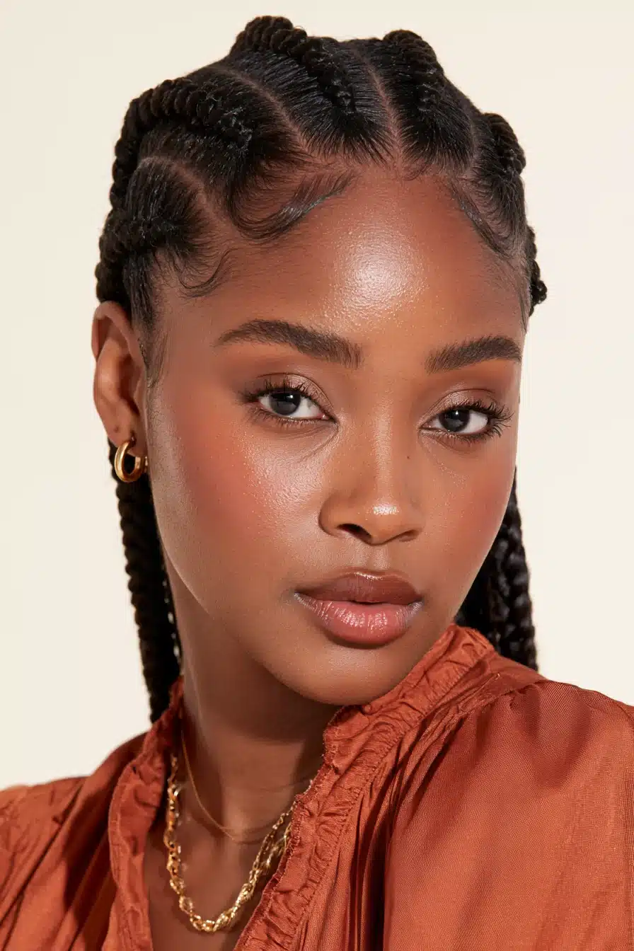 27 Beautiful Natural Cornrow Hairstyles to Inspire Your Next Braided Look