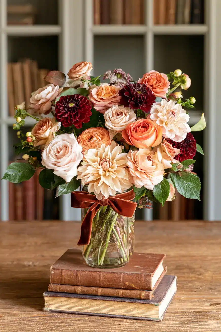 27 Charming Fall Mason Jar Centerpieces That Make Your Home Feel Cozy