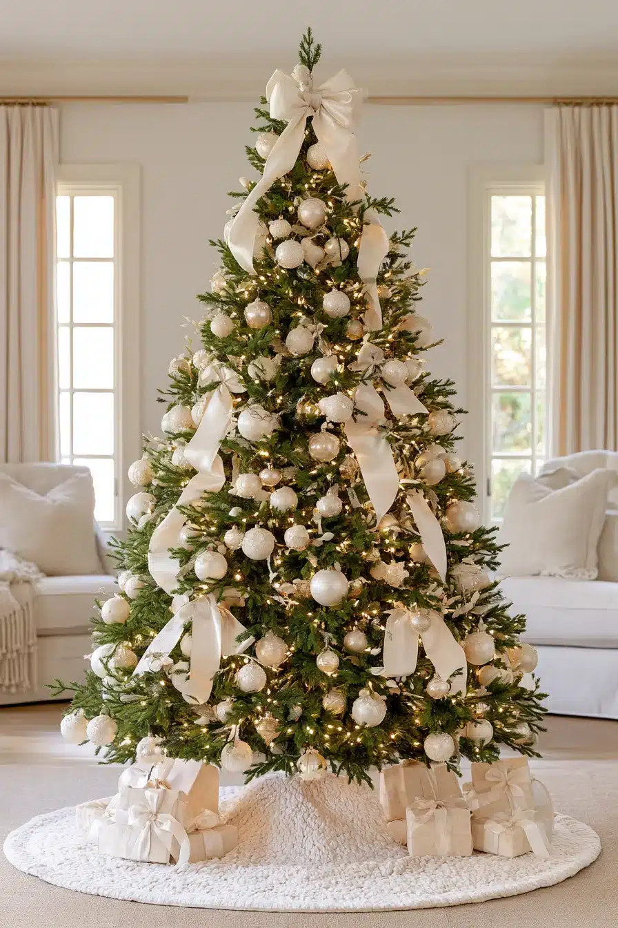 27 Stunning Gold Christmas Tree Ideas to Make Your Holiday Home Sparkle