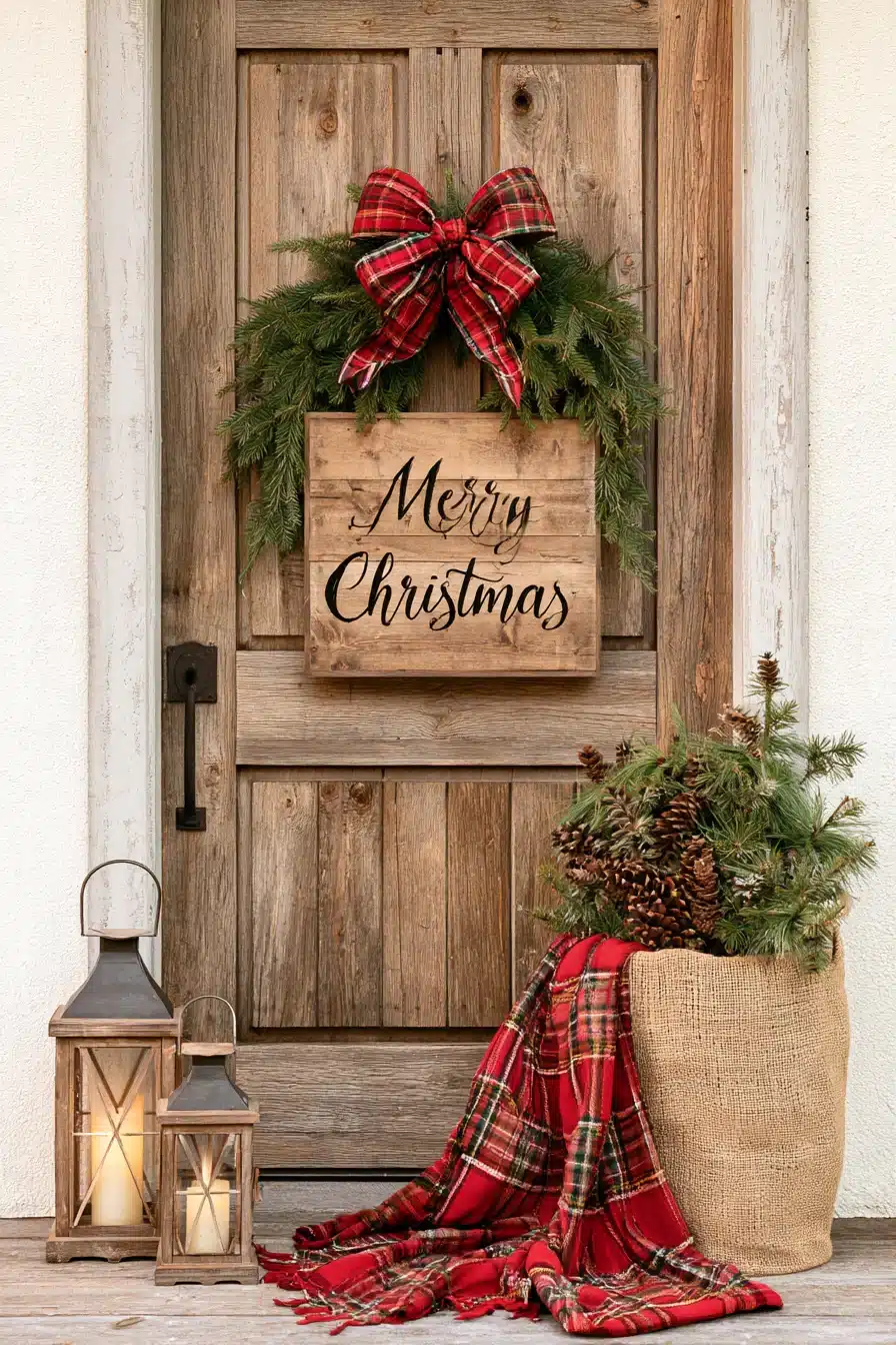 27 Beautiful Christmas Door Decorations for a Festive First Impression
