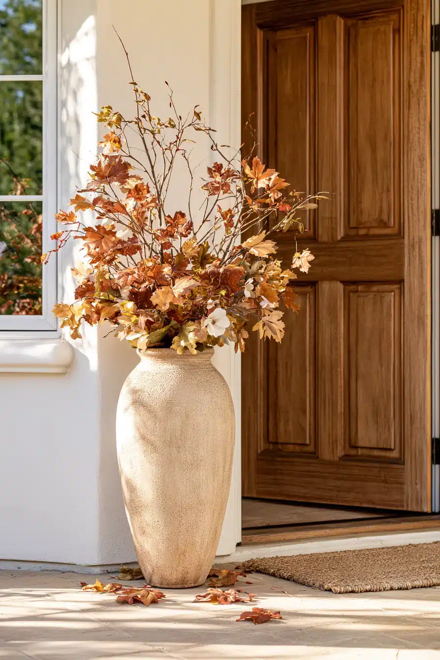 27 Cozy Small Porch Fall Decorating Ideas for a Charming Autumn Welcome