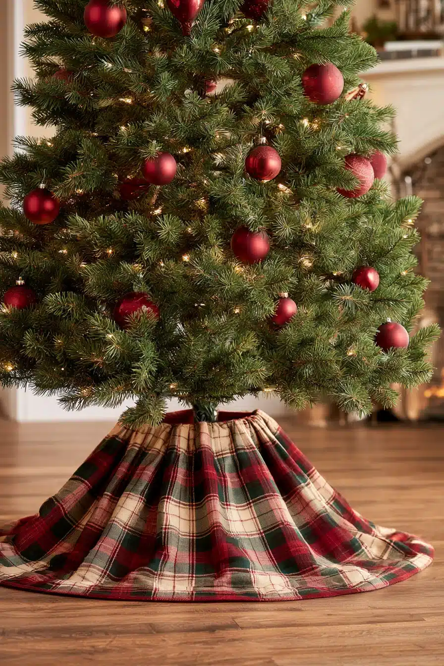 27 Elegant Burgundy Christmas Tree Ideas for a Warm and Magical Holiday