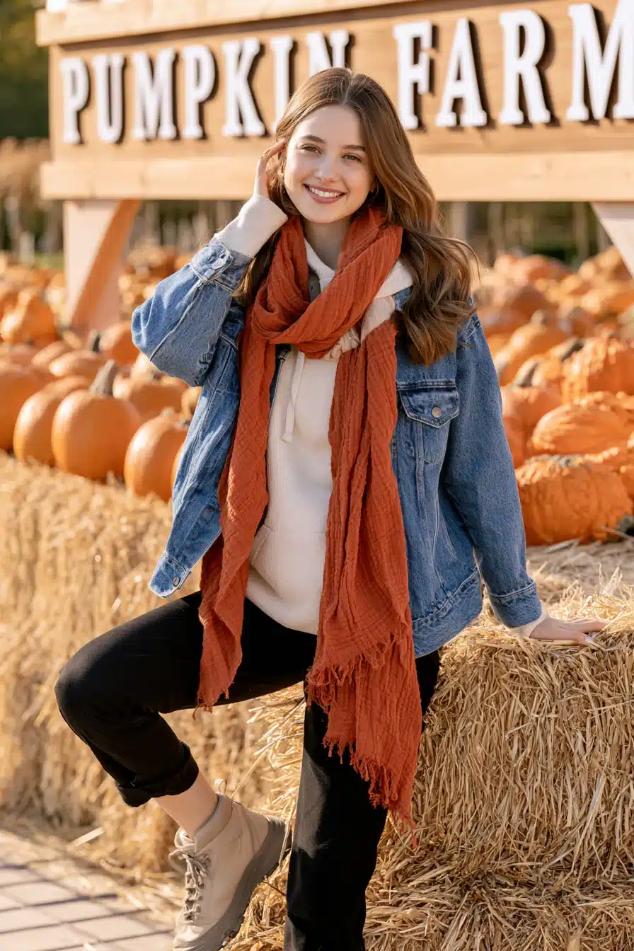 27 Effortless Pumpkin Patch Outfit Ideas for Crisp Days and Cozy Memories
