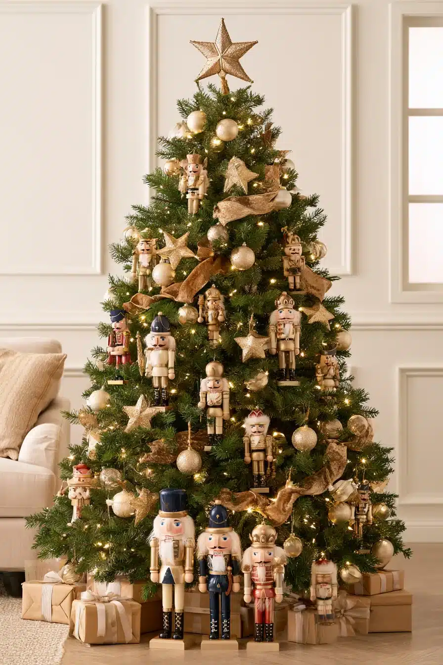 27 Stunning Gold Christmas Tree Ideas to Make Your Holiday Home Sparkle
