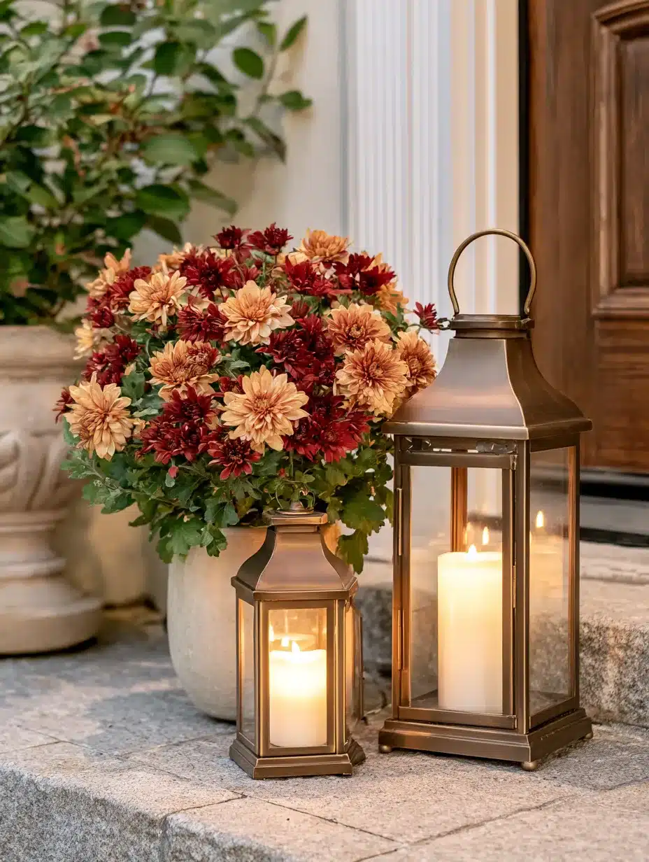 27 Beautiful Mums Front Porch Ideas for a Colorful and Cozy Autumn Welcome