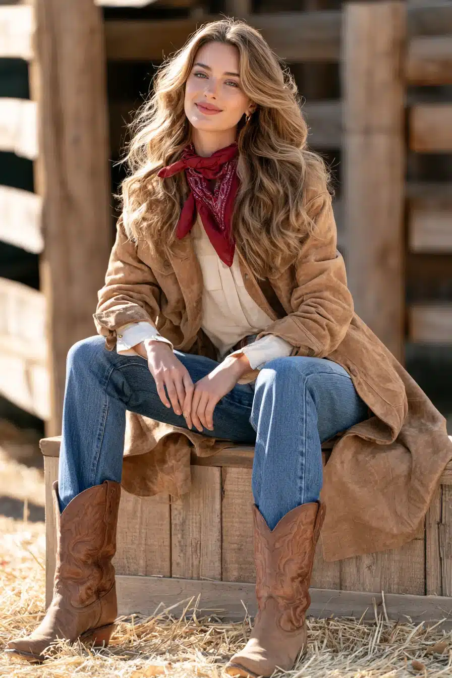 27 Stylish Western Fall Outfits for Cozy Days and Rustic Autumn Charm