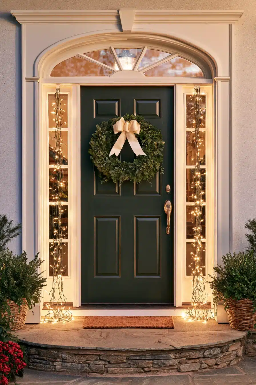 27 Beautiful Christmas Door Decorations for a Festive First Impression