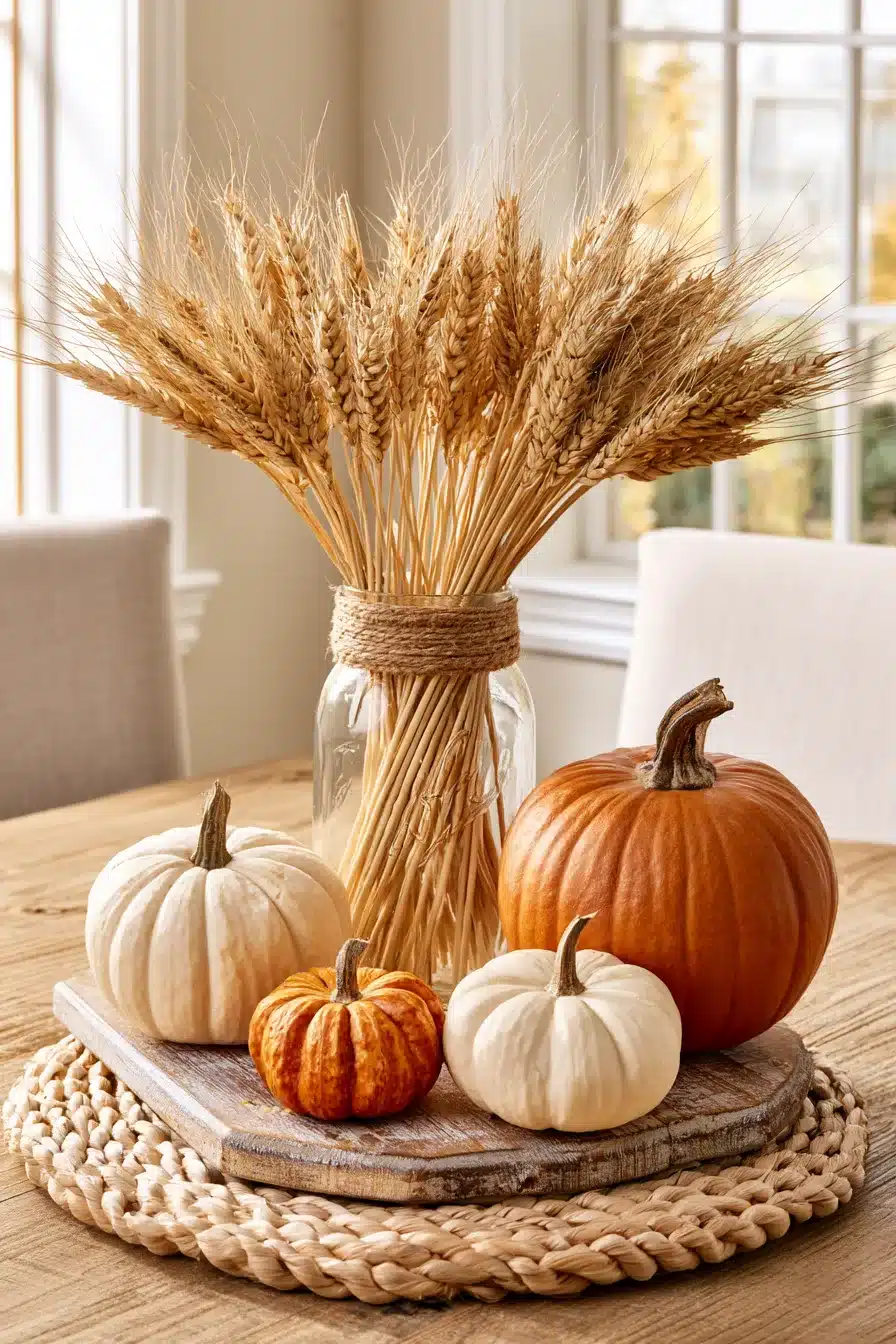 27 Charming Fall Mason Jar Centerpieces That Make Your Home Feel Cozy