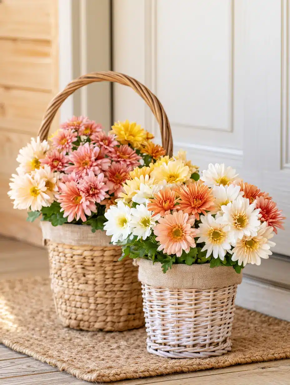 27 Beautiful Mums Front Porch Ideas for a Colorful and Cozy Autumn Welcome