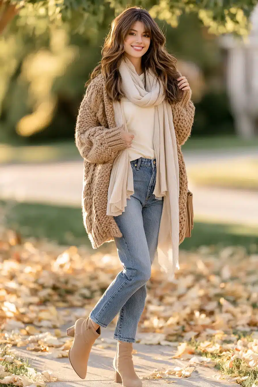 27 Chic Comfy Fall Outfits for Crisp Mornings and Autumn Adventures