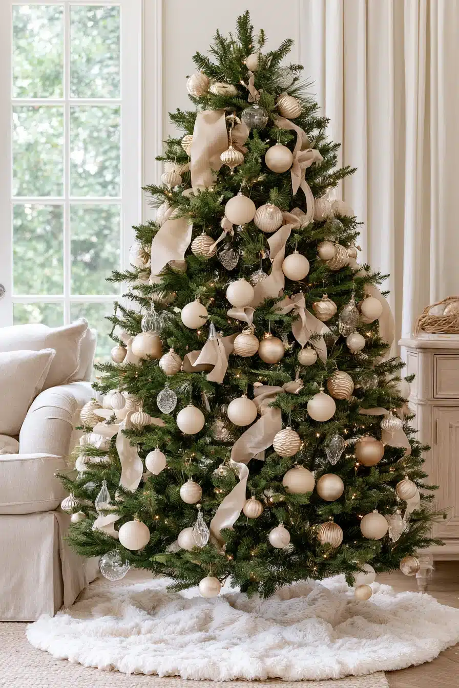 27 Stunning Gold Christmas Tree Ideas to Make Your Holiday Home Sparkle