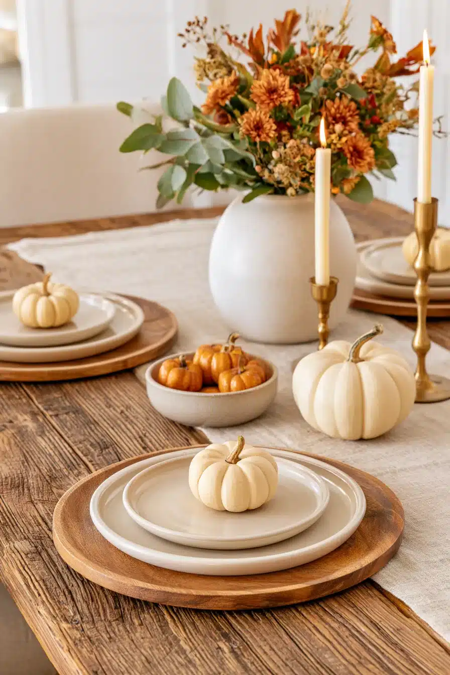 27 Easy Thanksgiving Tablescapes for a Cozy and Beautiful Holiday Gathering