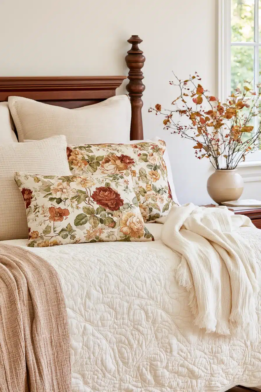 27 Gorgeous Fall Bedding Ideas Filled With Comfort and Autumn Charm