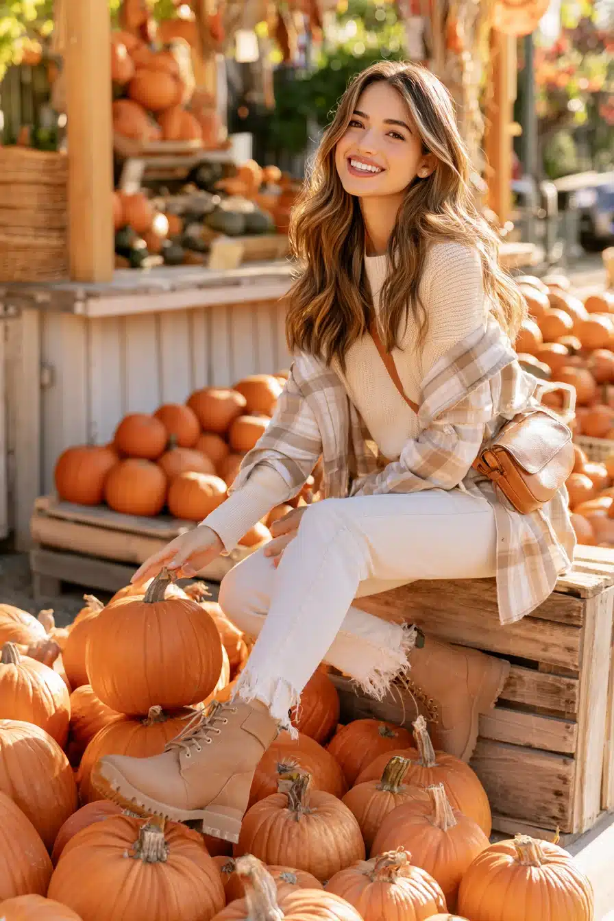 27 Effortless Pumpkin Patch Outfit Ideas for Crisp Days and Cozy Memories