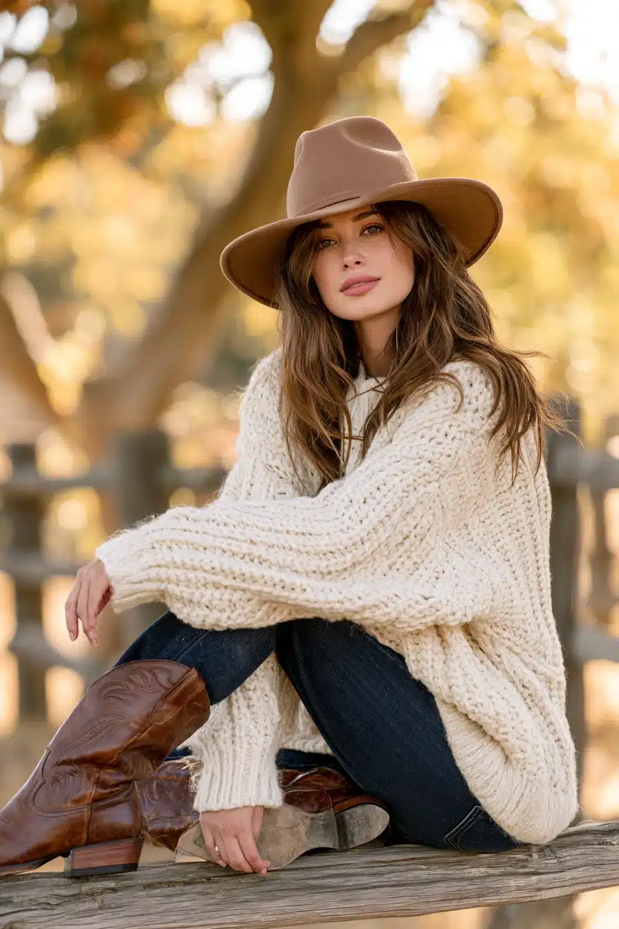 27 Stylish Western Fall Outfits for Cozy Days and Rustic Autumn Charm