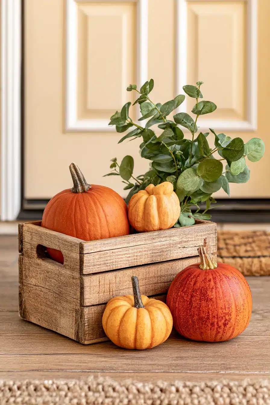 27 Cozy Small Porch Fall Decorating Ideas for a Charming Autumn Welcome