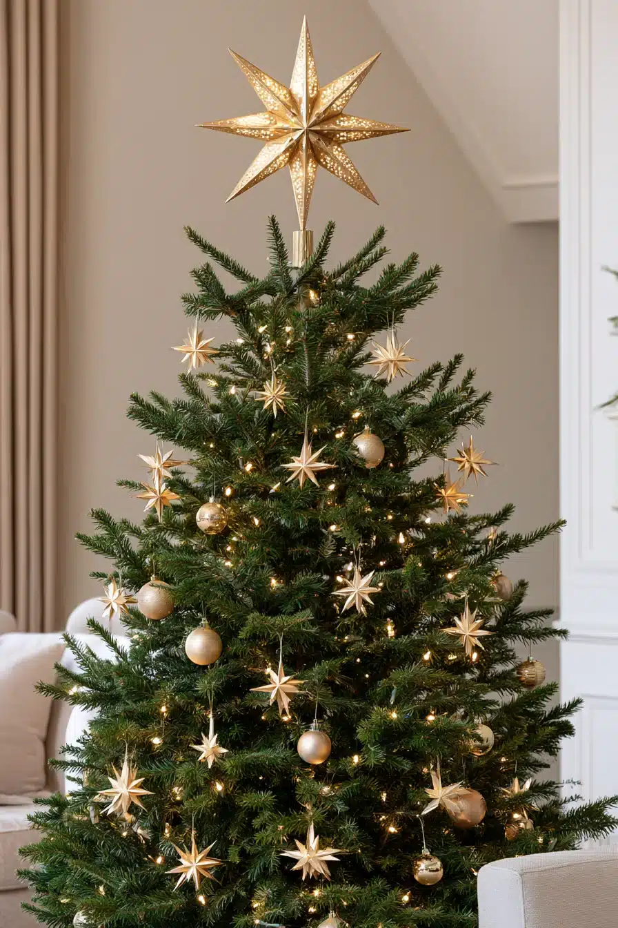 27 Stunning Gold Christmas Tree Ideas to Make Your Holiday Home Sparkle